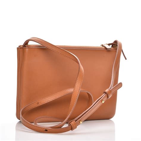 celine tan trio bag|celine small trio crossbody bag.